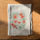 Linen Napkins - Embroidered - Australian Flora & Fauna