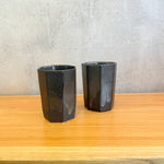 "Ash Kaki" Cups - Faceted • May25 • TH0801