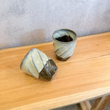 "Karatsu on Vidro" Cups - Twist Faceted - Large • May25 • TH0902