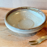"Burnt Sienna" Footed Bowl