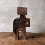 "Robot" Vase - Dark Brown - Medium
