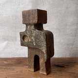 "Robot" Vase - Dark Brown - Medium