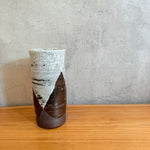Cylinder Vase - White Crackle • May25 • TH0202