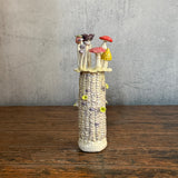 "Corn" Vase #04 - Mauve - Small