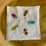 Cocktail Coasters - Embroidered - Australian Flora & Fauna