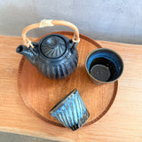Tea Set - Matte Black Teapot & 2 Cups • May25 • TH0707