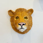"Lion Face" - Ceramic Sculpture • Jun25