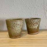 Chai Cups - Brown/Celadon Glaze