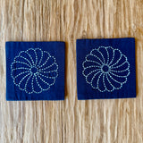 Japanese Coasters (pairs) - Hand Stitched