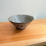 Breakfast Bowl #07 - Carved - Dark Brown