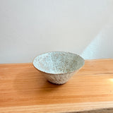 Breakfast Bowl #05 - Carved - Grey / Green