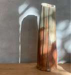 Vertical Layer Vessel #03 - Shino Glaze - July 2024