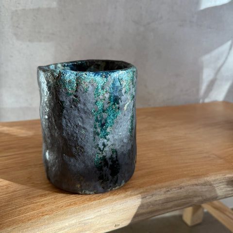Canister - Green Speckle - Medium #03 • Jun25