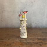 "Corn" Vase #04 - Mauve - Small