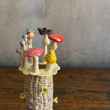 "Corn" Vase #04 - Mauve - Small