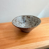 Breakfast Bowl #06 - Carved - Dark Brown