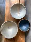 Ramen Bowls - Magnesium & White