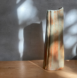 Vertical Layer Vessel #02 - Shino Glaze - July 2024