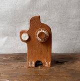 "Robot" Vase - Terracotta & White - Small