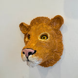"Lion Face" - Ceramic Sculpture • Jun25
