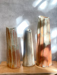 Vertical Layer Vessel #03 - Shino Glaze - July 2024