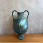 Vase - Urn-Shaped - Green Speckle - Large #02 • Dec24
