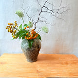 Flower Vase - Urn-Shaped - Shirokake