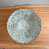 Breakfast Bowl #05 - Carved - Grey / Green