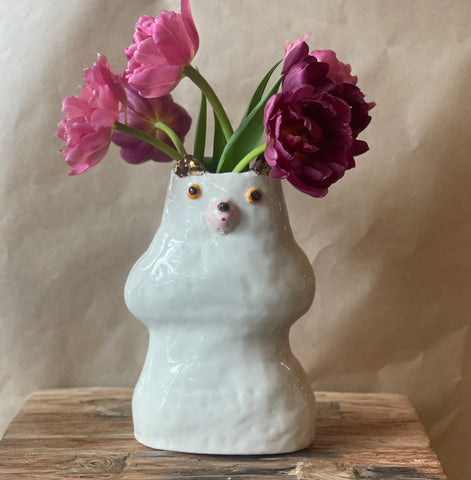"White Bear" Vases - Small - "Near & Far" 2023