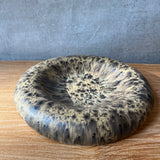 "Dimple" Platter in Mushroom Speckle - Medium