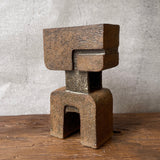 "Robot" Vase - Dark Brown - Large