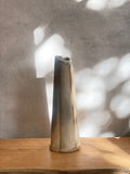 Vertical Layer Vessel #01 - Shino Glaze - July 2024