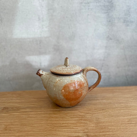 Teapot - Shino Glaze - July 2024