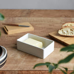 "Taku" Butter Dishes - Ceramic & Bamboo