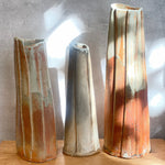 Vertical Layer Vessel #02 - Shino Glaze - July 2024