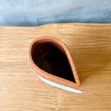 "Wing" Vase - Terracotta & White - Medium