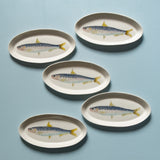 "Japanese Sardine" Plates - Small - "Fishes of Japan"