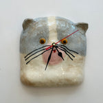 "Cat" Wall Clock #01 - "Off The Table" • Nov24