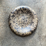 "Dimple" Platter in Mushroom Speckle - Medium