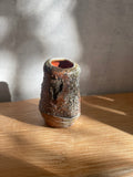 Textured Vase #02 - Wood Fired - Medium - July 2024