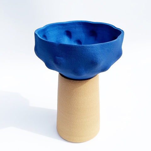 Rina Bernabei - Bump Vase - "Blue Horizons" - 2023