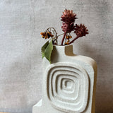 "Oscillate" - Sculpture / Vase - White