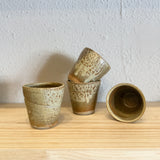 Chai Cups - Brown/Celadon Glaze