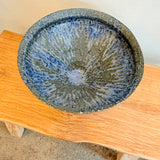 Deep Bowl - Dappled Green / Blue