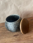 Toru Hatta - Non-Glazed Canisters With Wooden Lid
