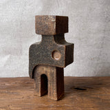 "Robot" Vase - Dark Brown - Medium