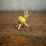 "Dancing Lychee" Vase #04 - Orange & Green