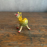 "Dancing Lychee" Vase #04 - Orange & Green