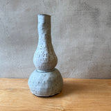 "Bulb" Vase in White - Tall