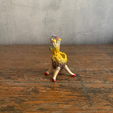 "Dancing Lychee" Vase #03 - Orange & Brown